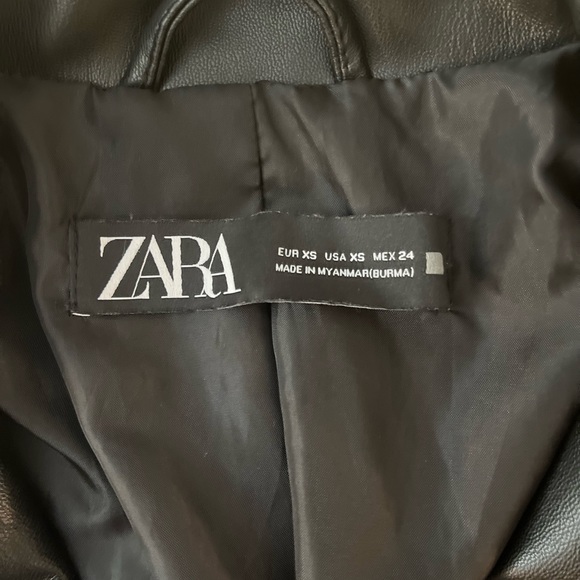 Zara Leather Jacket - Picture 4 of 5